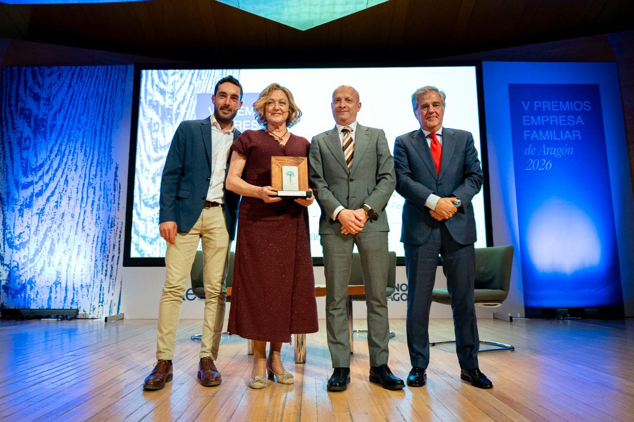 Pastelería Ascaso reconocida en los V Premios Empresa Familiar de Aragón